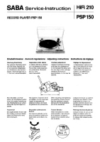 Saba PSP-150 - Service Manual